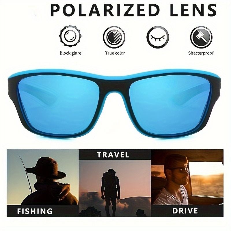 2-Pair Set Of Stylish Wrap-Around Polarized Glasses – Glare-Reducing – Ideal For Sports, Fishing, Cycling &amp; Outdoor Adventures – Unisex, Comfort Fit For Travel &amp; Daily Wear