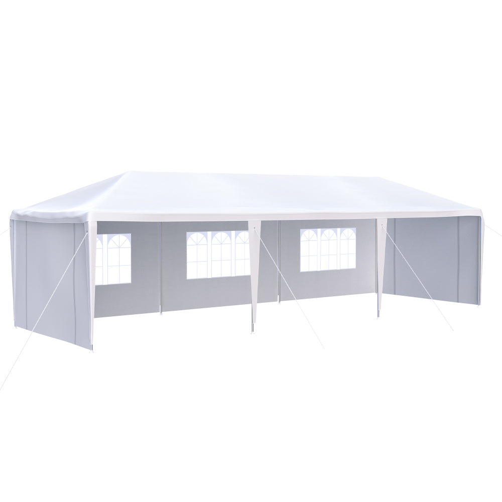 10x30&#039; Wedding Party Canopy Tent Outdoor Gazebo with 8 Removable Sidewalls