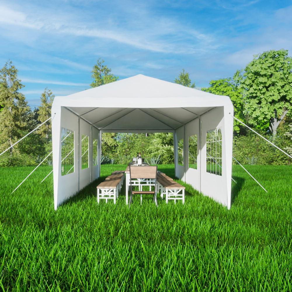 10x30&#039; Wedding Party Canopy Tent Outdoor Gazebo with 8 Removable Sidewalls