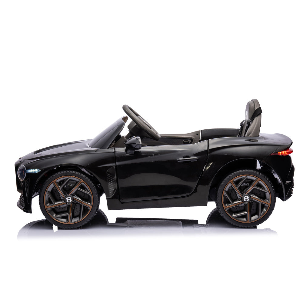 12V Battery Powered Ride On Car for Kids, Licensed Bentley Bacalar, Remote Control Toy Vehicle with Music Player, LED Light, 2 Driving Modes