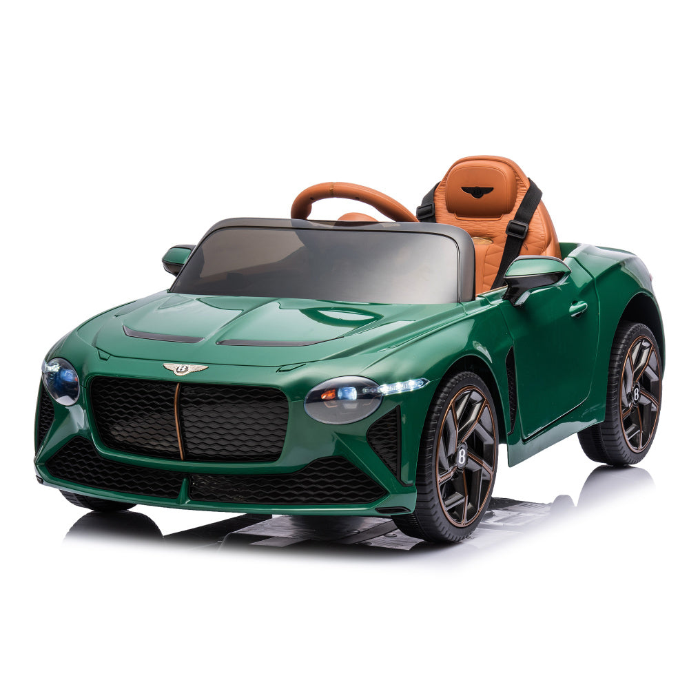 12V Battery Powered Ride On Car for Kids, Licensed Bentley Bacalar, Remote Control Toy Vehicle with Music Player, LED Light, 2 Driving Modes