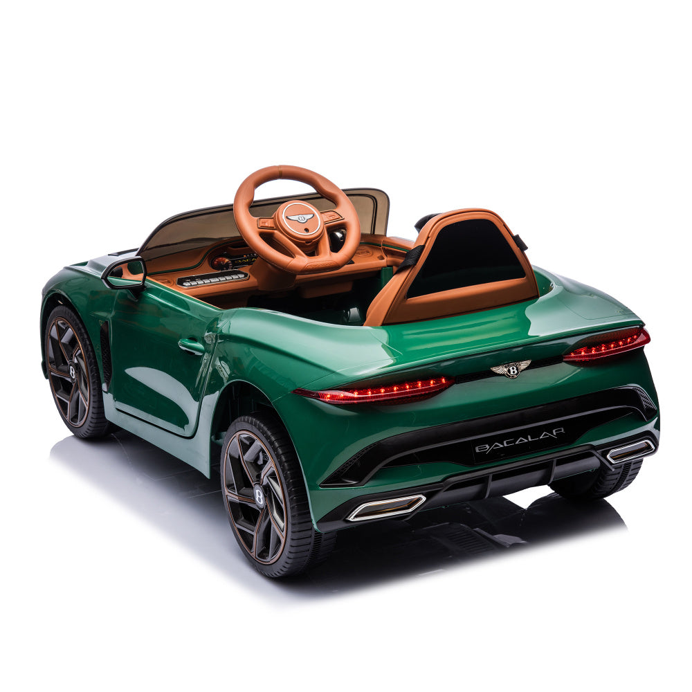 12V Battery Powered Ride On Car for Kids, Licensed Bentley Bacalar, Remote Control Toy Vehicle with Music Player, LED Light, 2 Driving Modes