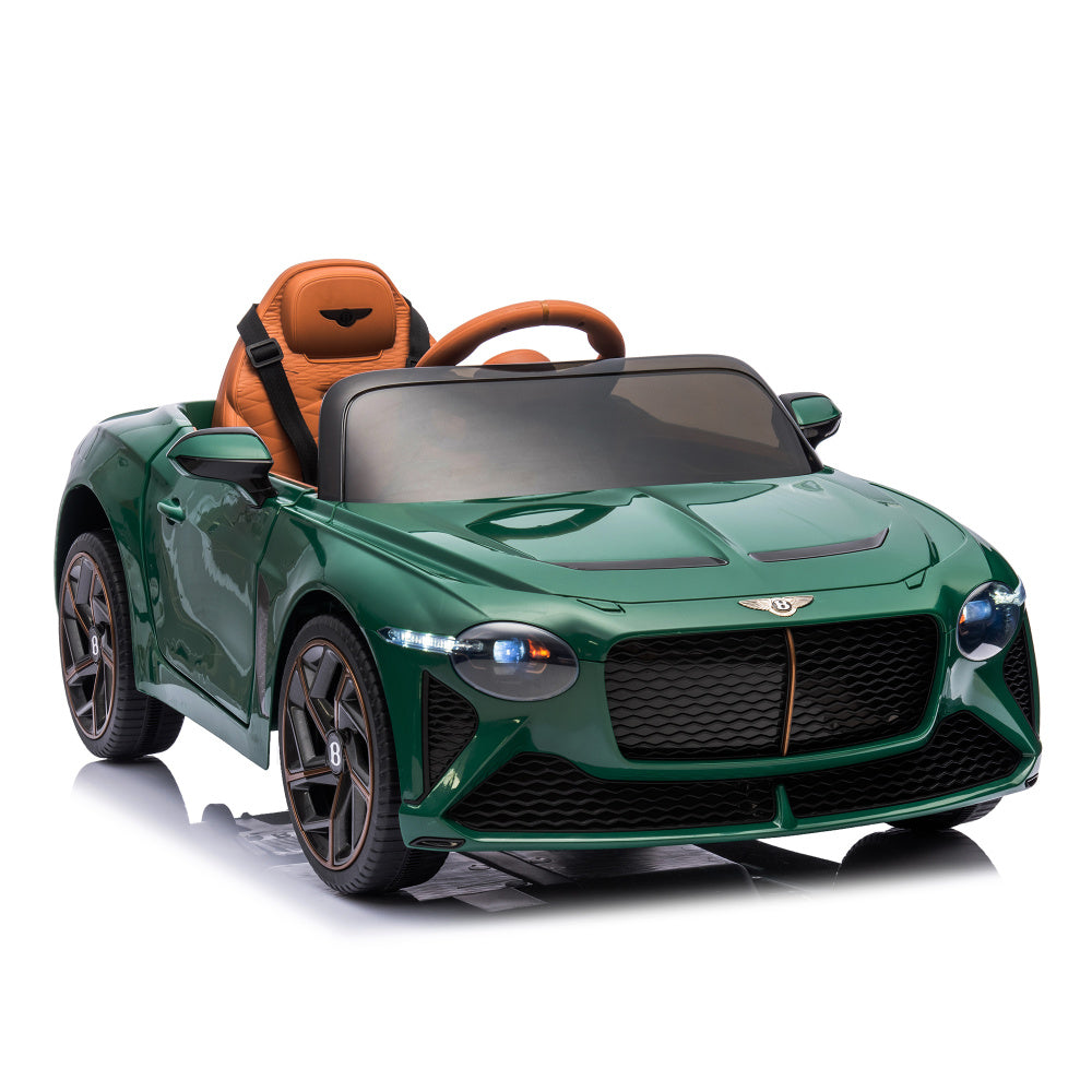 12V Battery Powered Ride On Car for Kids, Licensed Bentley Bacalar, Remote Control Toy Vehicle with Music Player, LED Light, 2 Driving Modes